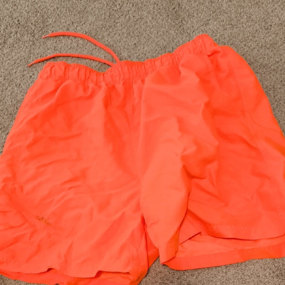 M/F Neon Orange Shorts